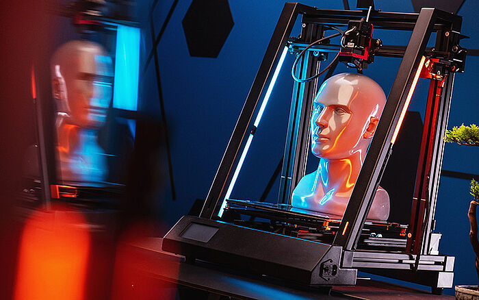 3D printer in operation